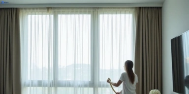 Delicate sheer drape cleaning parklea-nsw Matty Curtain Cleaning