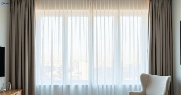 Freshly steam cleaned curtains in parklea-nsw QLD